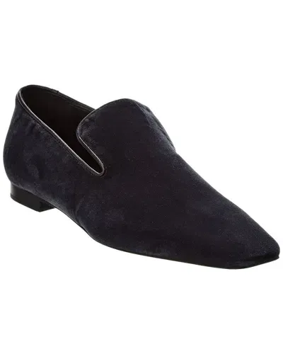 Totême The Venetian Suede Slippers In Grey