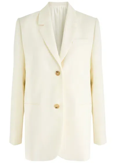 Totême Toteme Woven Blazer In White