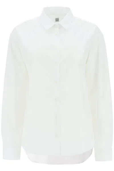 Totême Women's Signature Organic Cotton Shirt In White