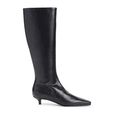 Totême 40 High Boots In Nappa Leather In Black