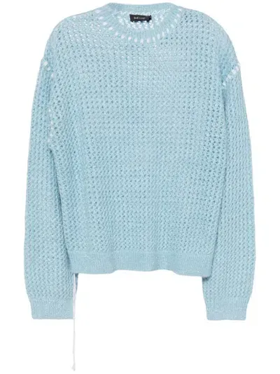 Tout A Coup Openknit Sweatshirt In 蓝色