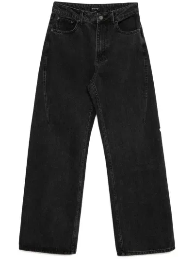 Tout A Coup Straight-leg Jeans In Black