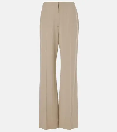 Tove Auden High-rise Straight Pants In Beige