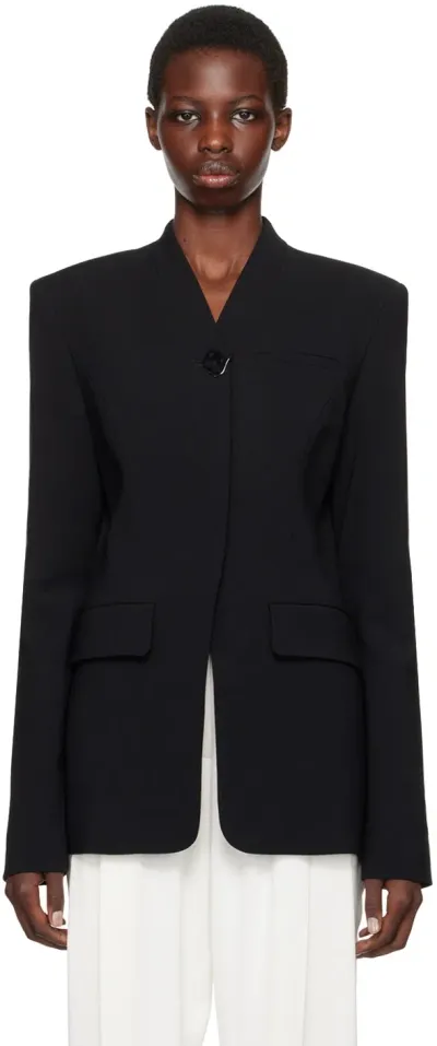 Tove Selena Crepe Blazer In Black