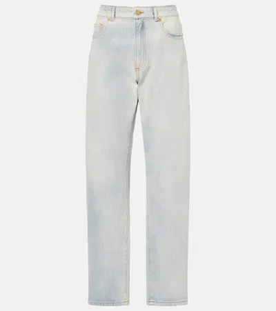 Tove Kobe Mid-rise Tapered Jeans In Blau