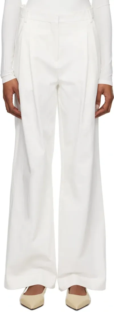 Tove White Liza Trousers