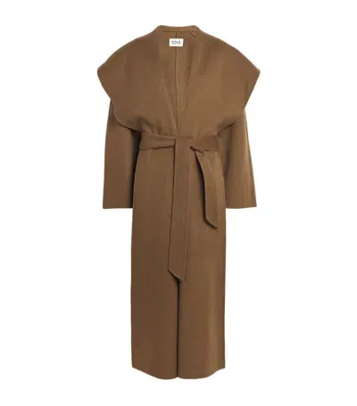 Tove Wool Ondine Coat In Brown