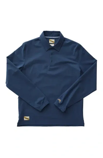 Tracksmith Rapid Transit Popover In Indigo