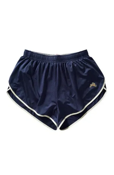 Tracksmith Twilight Shorts In Navy/ivory