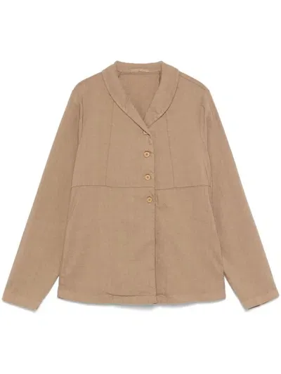 Transit Shawl-lapel Jacket In Neutrals