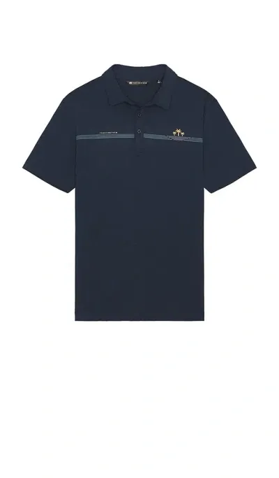 Travismathew Bay Break Polo In Total Eclipse