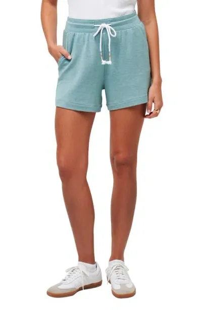 Travismathew Beach Craze Drawstring Shorts In Heather Cameo