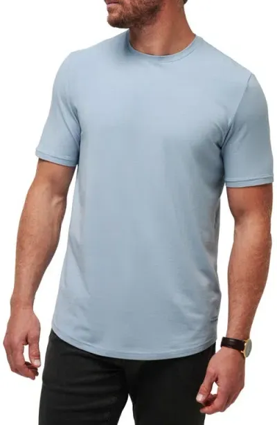 Travismathew Cloud Crewneck T-shirt In Dusty Blue