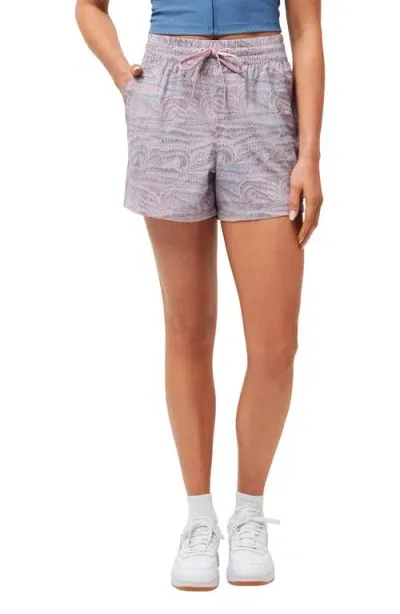 Travismathew Misty Melody Drawstring Shorts In Moonscape Multi