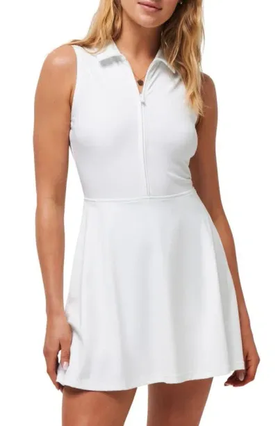 Travismathew Moveknit Golf Dress In White