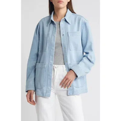 Treasure & Bond Denim Chore Jacket In Light Wash