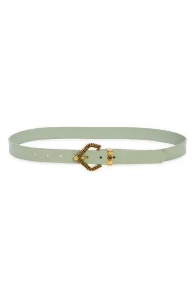 Treasure & Bond Sienna Western Leather Belt In Olive