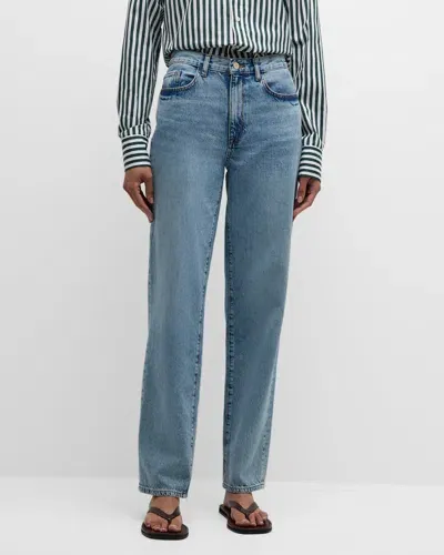 Triarchy Birkin Mid-rise Straight-leg Jeans In Blue