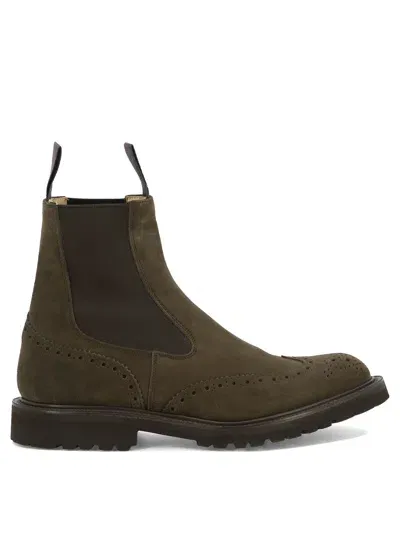 Tricker's Henry Flint Ankle Boots In Tobacco