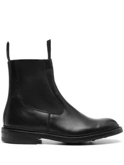 Tricker's Stephen Chelsea Boots In Black