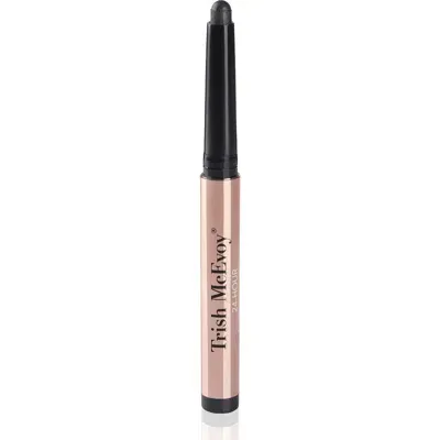 Trish Mcevoy 24 Hour Cream Eye Shadow & Liner In Crystal Gray