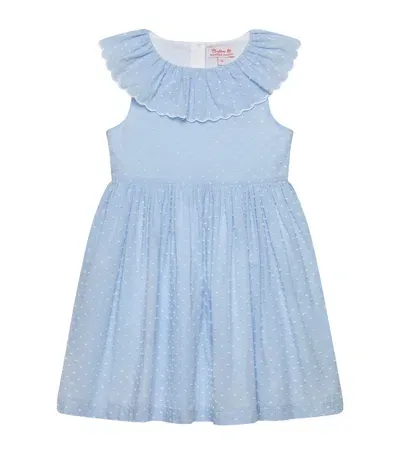 Trotters Kids' Florrie Willow Dress In Blue