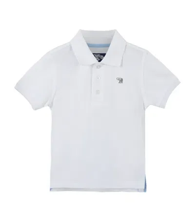 Trotters Kids' Harry Polo Shirt In White