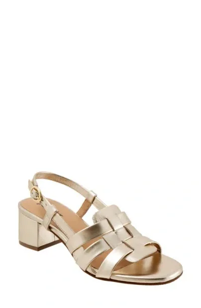 Trotters Luna Slingback Sandal In Champagne