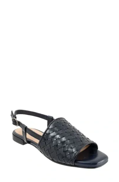 Trotters Nola Slingback Sandal In Navy