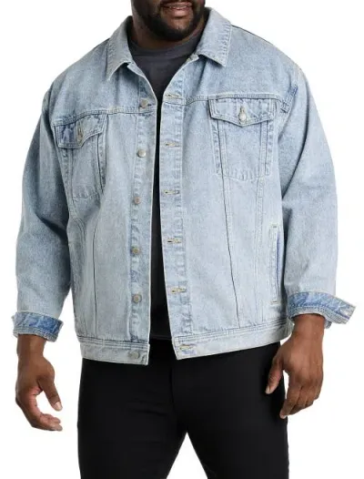 True Nation Light Wash Jean Jacket In Lightwash