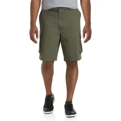 True Nation Stretch Ripstop Cargo Shorts In Olive Frontier Camo