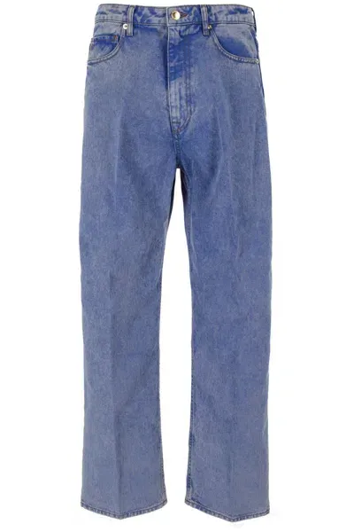 True Nyc Trousers In Blue Buzz