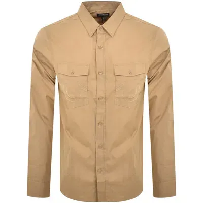 True Religion Horseshoe Chambray Shirt Beige