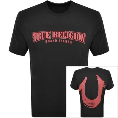 True Religion Logo T Shirt Black