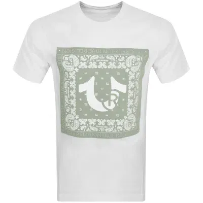 True Religion Logo T Shirt White