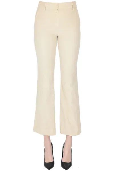 True Royal Corduroy Chino Trousers In Beige