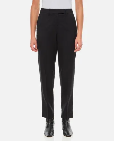 True Royal Wool Gabardine Pants In Black