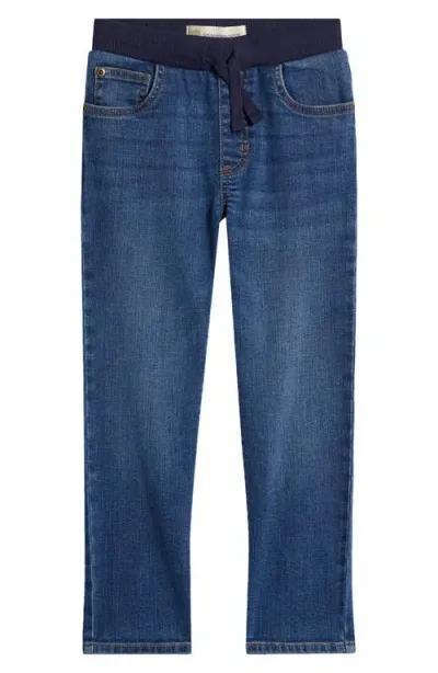 Tucker + Tate Kids' Townsend Rib Waist Jeans In Mid Indigo Wash