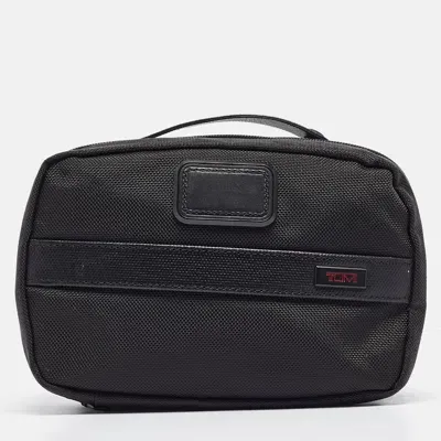 Pre-owned Tumi Black Nylon Alpha 2 Split Travel Kit Pouch