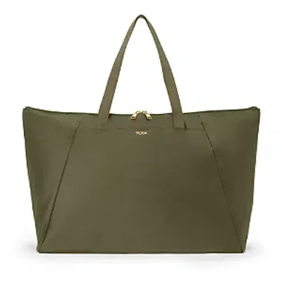 Tumi Voyageur Just In Case Large Zip Tote Bag In Olive