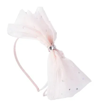 Tutu Du Monde Kids' Embellished Organza Headband In Pink