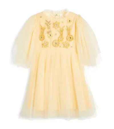 Tutu Du Monde Kids' Tulle Embellished Dress In Pink