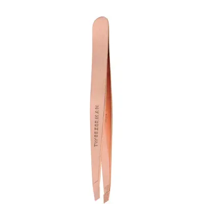 Tweezerman Rose Gold Slant Tweezer In White