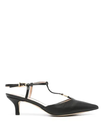 Twinset Twin-set Half Heel Shoes Black In Nero