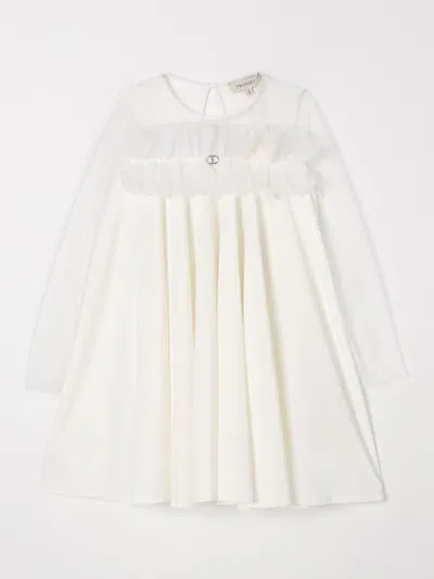 Twinset Dress  Kids Color White In Weiss