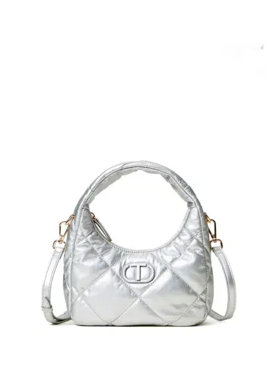 Twinset Hobo Bag In Metallic