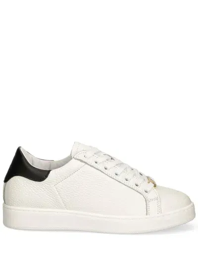 Twinset Leather Sneakers In White