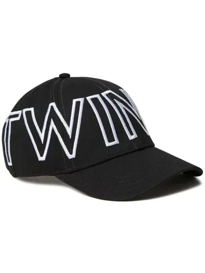 Twinset Logo Cap In Black