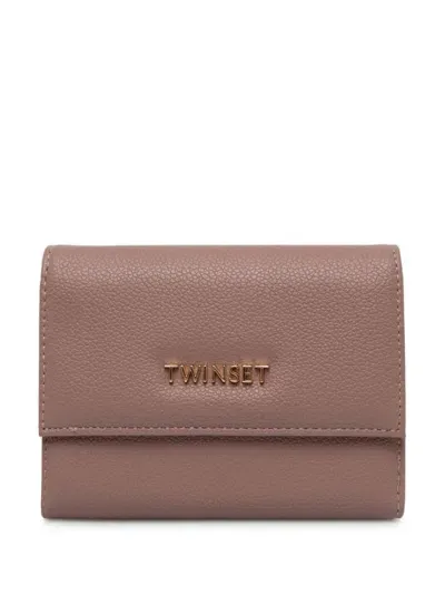 Twinset Medium Wallet In Pink