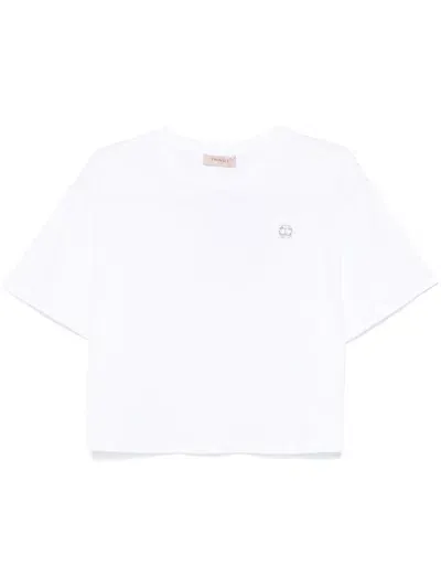 Twinset Oval T T-shirt In White